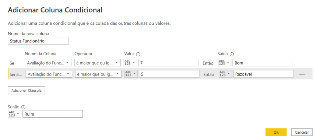 Exercícios de Power Query 