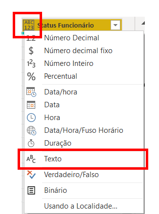 Exercícios de Power Query 