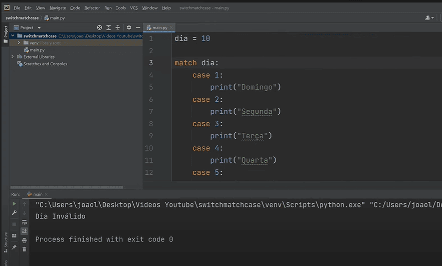 Match Case Python - Aprenda em 5 Minutos!