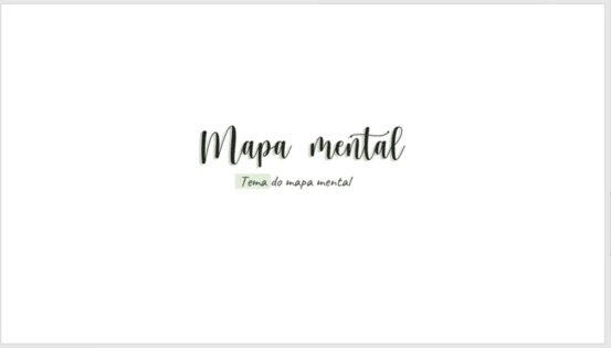 Mapas Mentais no PowerPoint