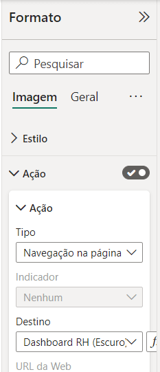 Botão para Trocar a cor do Dashboard