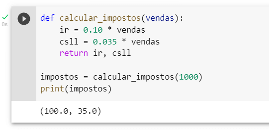 Unpacking de Tupla no Python