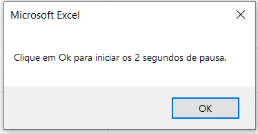 Espera no VBA