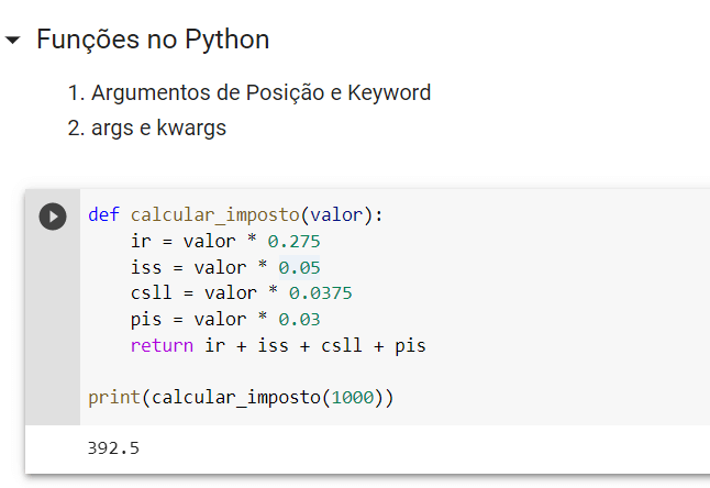 Args e Kwargs em Python