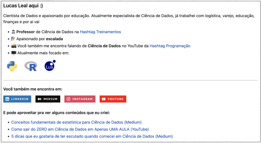 Como criar um README no GitHub