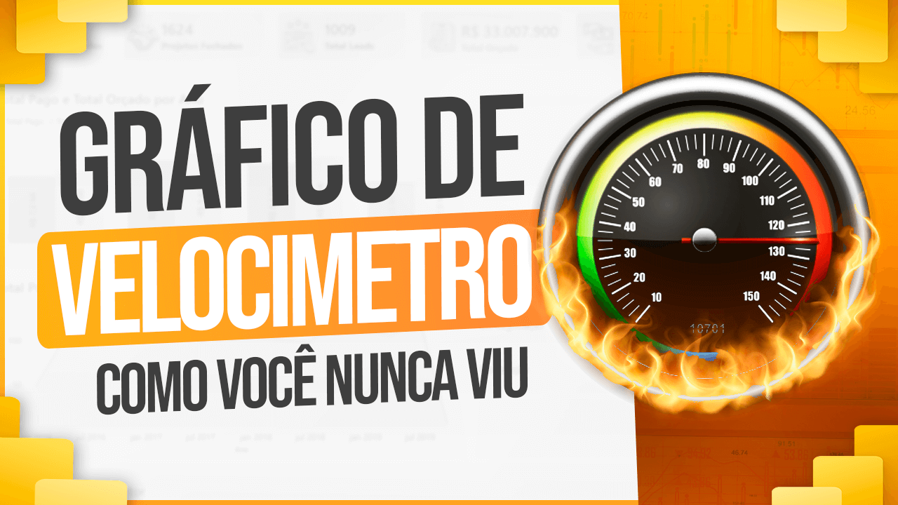 Gráfico de Velocímetro no Power BI Como Você Nunca Viu
