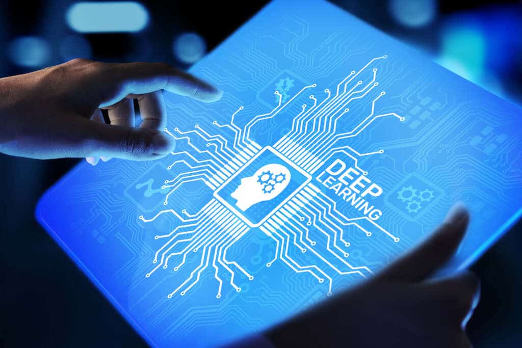 Tela de computador simulando as redes neurais