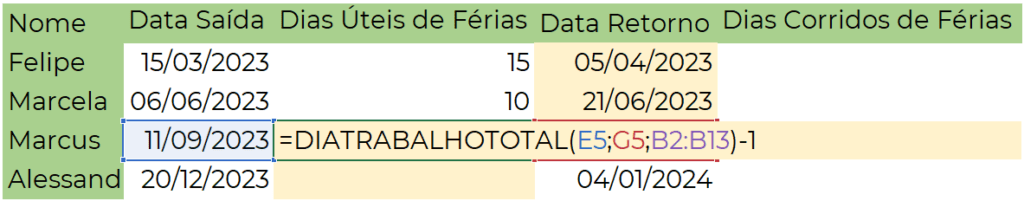 Dias uteis 10