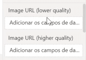 Campos da ferramenta Image Grid (Filtro com Imagens no Power BI)