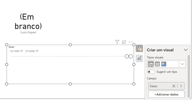 Cartão Inédito do Power BI