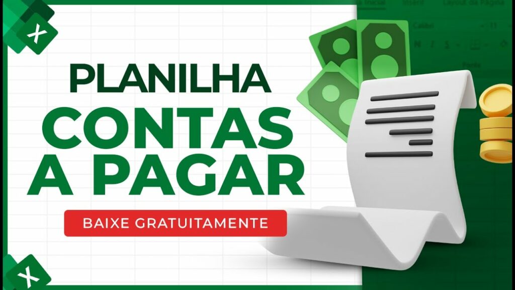Planilha de contas a pagar baixe