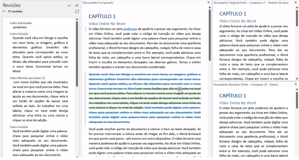 Janela Comparar Arquivos