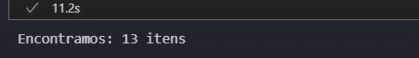 Resultado da Automação Web com Python