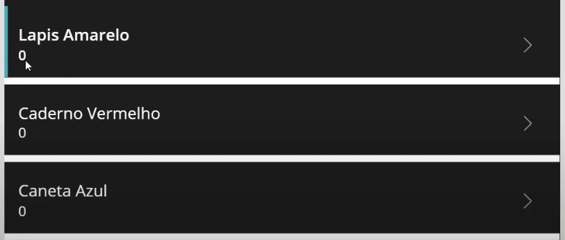 App de Controle de Estoque Power Apps – Começando do Zero! 32 Tela inicial do aplicativo