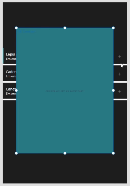 App de Controle de Estoque Power Apps – Começando do Zero! 37 Editando o container