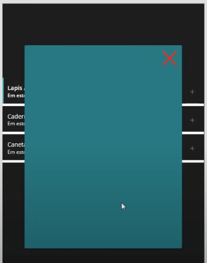 App de Controle de Estoque Power Apps – Começando do Zero! 39 ícone de fechar na pop-up