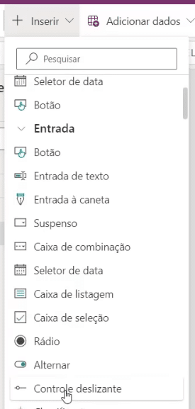 App de Controle de Estoque Power Apps – Começando do Zero! 47 Criando entrada