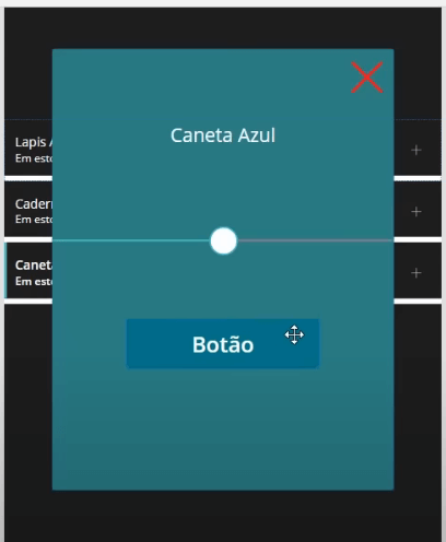App de Controle de Estoque Power Apps – Começando do Zero! 49 Adicionando um botão