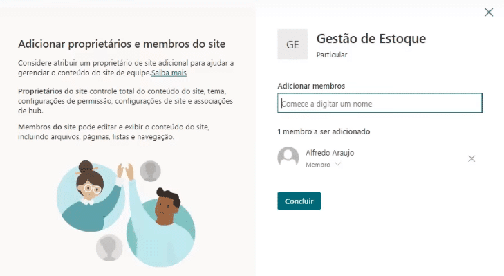 App de Controle de Estoque Power Apps – Começando do Zero! 8 Compartilhar o SharePoint