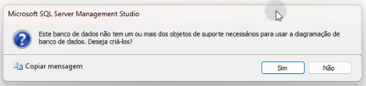 Diagrama de Banco de Dados sem constraints