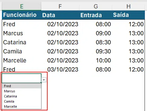 Visualizando a lista