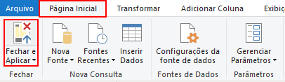 Carregando as informações no Power BI