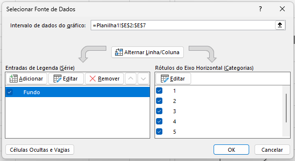 Adicionando a segunda série de dados