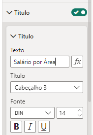 Editando o gráfico pela guia formato