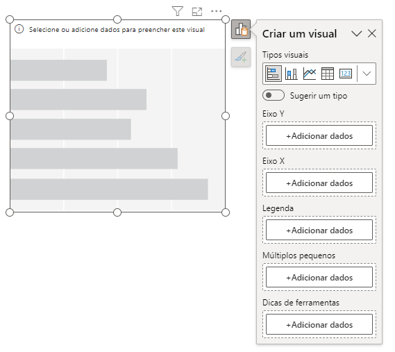 Criando um novo gráfico de barras