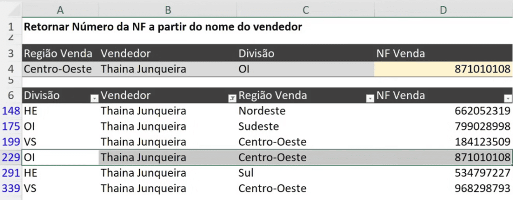 PROCX Com Mais de uma Condição no Excel – Truque Avançado 9 Resultado PROCX Triplo no Excel