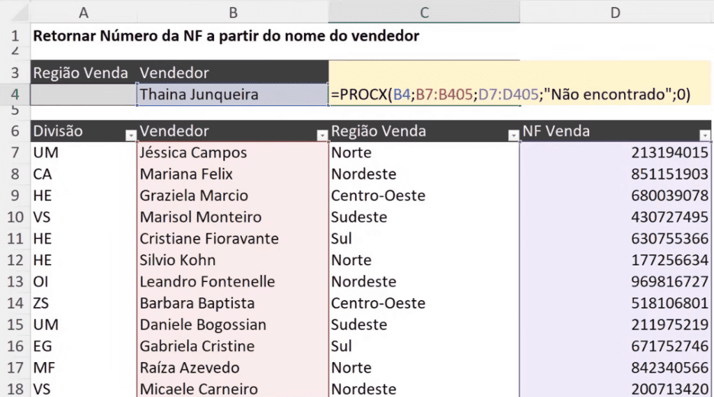 PROCX Com Mais de uma Condição no Excel – Truque Avançado 2 PROCX