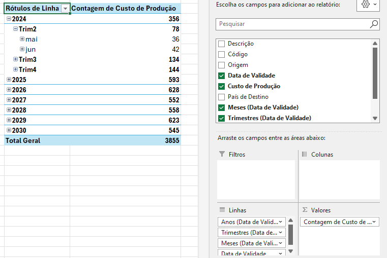 Data de Validade