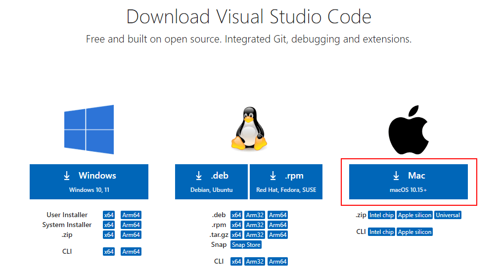 Download vscode