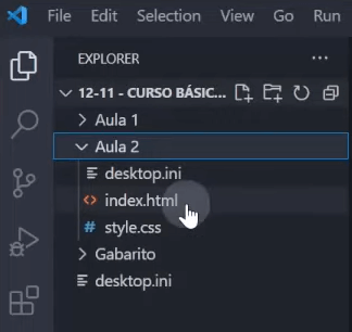Curso de Introdução ao HTML e CSS – Criando Página do Google 25 Copiando arquivo