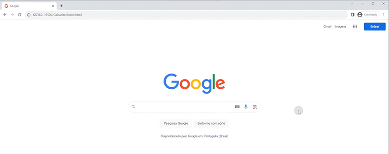 Curso de Introdução ao HTML e CSS – Criando Página do Google 1 página do google