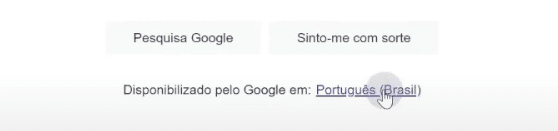 Curso de Introdução ao HTML e CSS – Criando Página do Google 105 links sublinhados