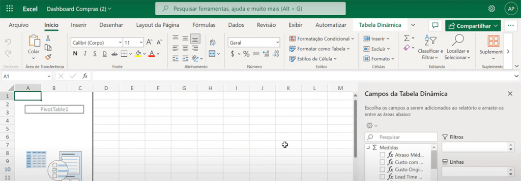 Tabela Dinâmica do Excel