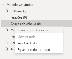 Novo grupo de cálculo