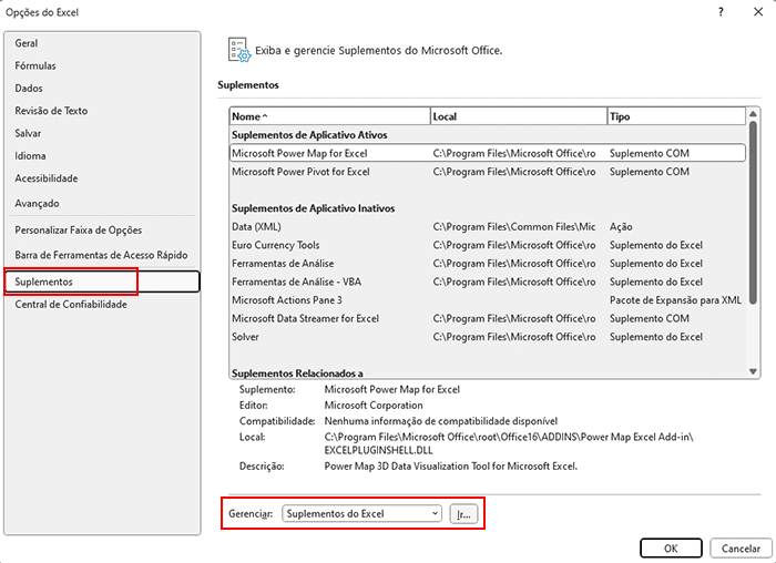 Trabalhar com Finanças no Excel – 3 Ferramentas Diferentes 2 Instalar o Solver
