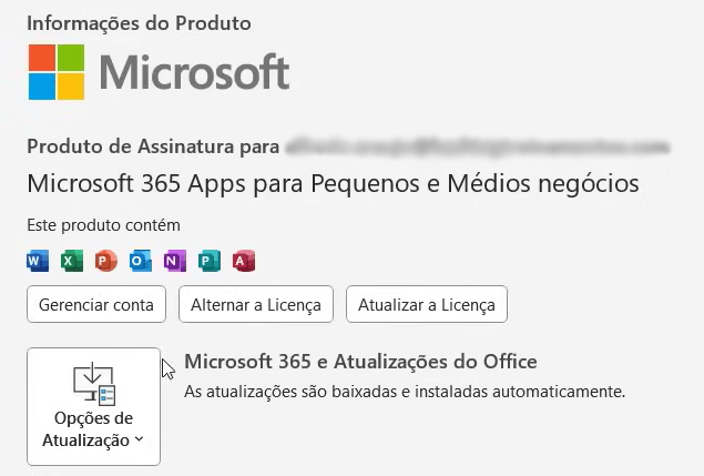 pacote Microsoft 365