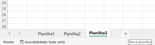 Planilhas no Excel