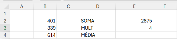 Multiplicação entre dois números