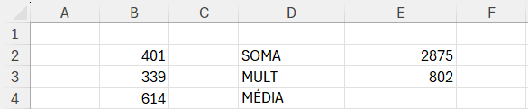 Multiplicação entre um número e uma referência de célula