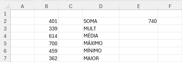 função SOMA