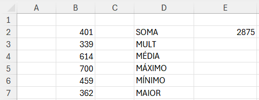 Selecionando todo o intervalo