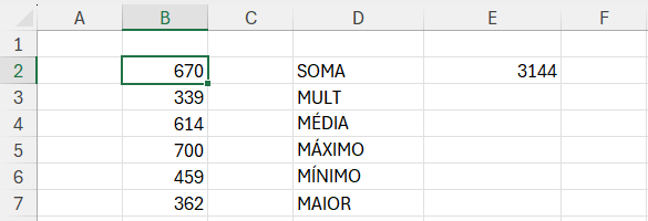 Alterando valores