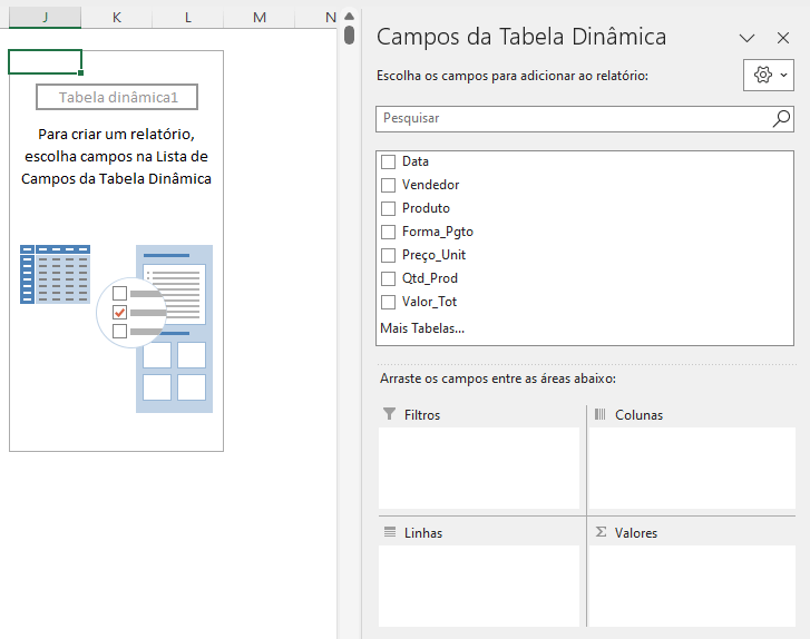 Tabela Dinâmica no Excel