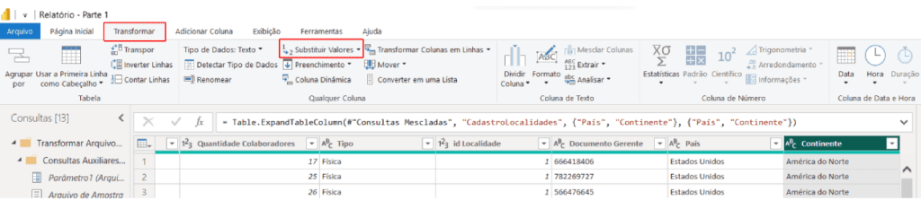 Gráfico de Mapa Não Funciona Corretamente no Power BI - Como Resolver? 5 Substituir Valores