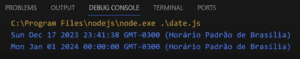 Operando com Datas em JavaScript