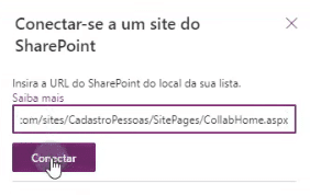 Aplicativo de Cadastro com Selfie – Power Apps 14 Conectar
